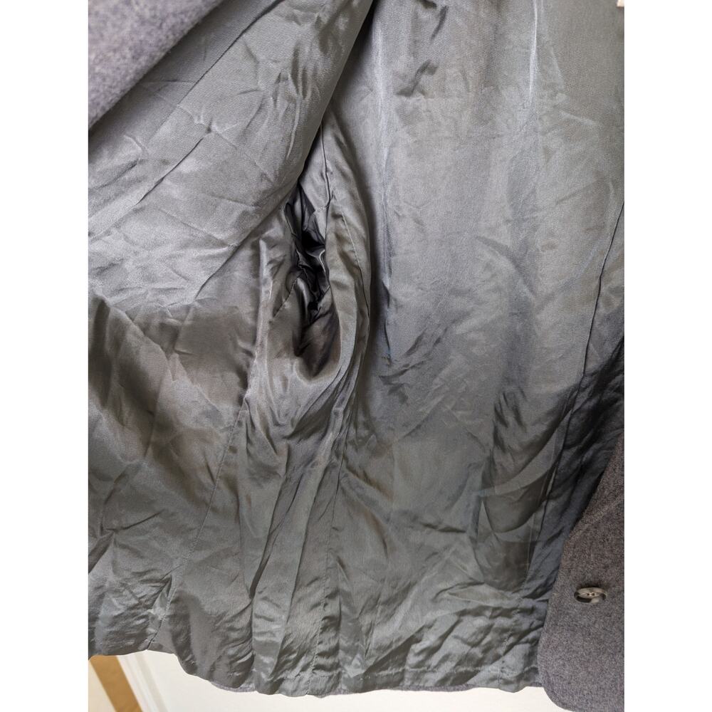 Vtg Pendleton Wool Crop Grey Single Button Lined … - image 8